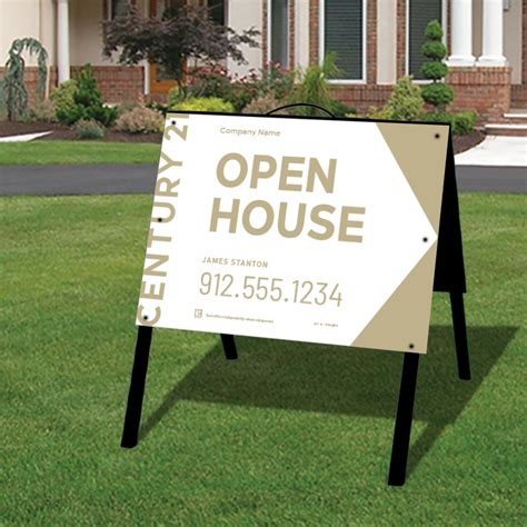 metal a frames open house signs|cheap open house directional signs.